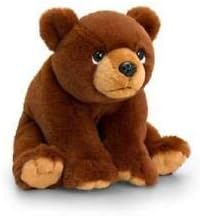 Keel ToysSW1553 Grizzly Soft Toy, Brown