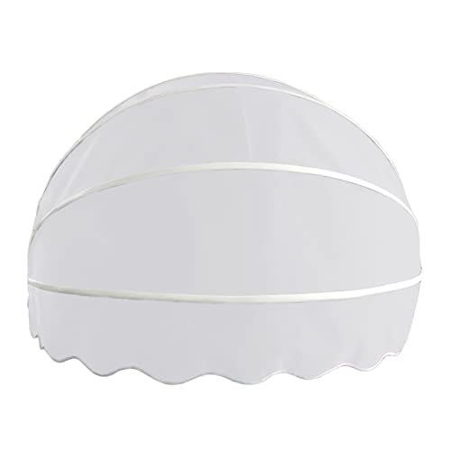 PFCDZDU Auvent De Patio Pliable, Pliable Tour Polyester Couverture De Parasol, UV Pluie Neige Protection Abri for Pergola Porche Décoration, Facile À Installer (Couleur : White, Taille : 80cm)