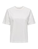 ONLY Damen Onlfella S/S Studs Top Box JRS, Cloud Dancer, M