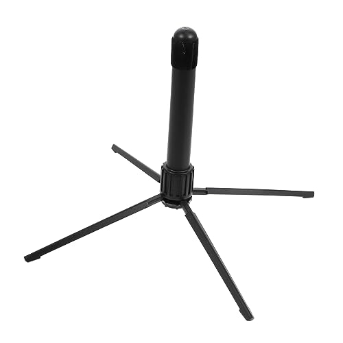 NULYLU Portable Music Stand Clarinet Holder Flute Clarinet Stand Black for Learning Instruments