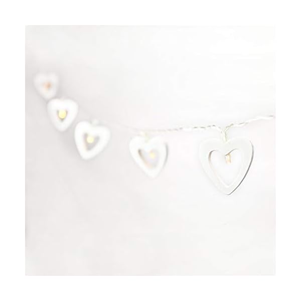Festive Lights Battery Powered Wooden Shape with Timer and 10 Warm White LEDs - Image 8