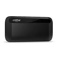 Crucial X8 1TB Portable SSD – Up to 1050MB/s – USB 3.2 – External Solid State Drive, USB-C, USB-A – CT1000X8SSD9