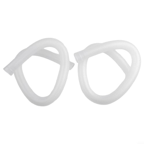URPIZY Lot de 2 tuyaux de Rechange pour Pompe de Piscine Hors Sol pour Intex de 3,2 cm de diamètre, 1 m de Long (Blanc)