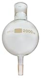 GSC International BMF2000-60-50 GLASS Gsc Biomass Flask 2000 mL with Ground GLASS Joints, Top Joint 60/50, Bottom Joint 24/40, 67.62805 fl. oz. Capacity