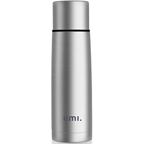 Amazon Brand - Umi Thermoskanne Thermosflasche 750ml,18/8 Edelstahl Thermobecher Trinkflasche, doppelwandige vakuumisolierte Isolierflasche,Auslaufsicher BPA-frei Heißwasserflasche für Kaffee,Tee Cover