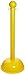 Brady 92121 Bradylink 41" Height, 3" Outside Diameter With 16" Diameter Base, Polyethylene Base And Top, Polystyrene Post, Yellow Color Solid Color Warning Posts-Large (Pack Of 6)