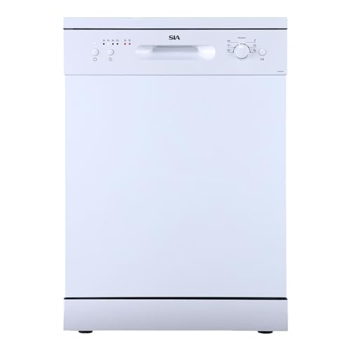 SIA SFSD60W Freestanding Dishwasher, 12 Place Settings