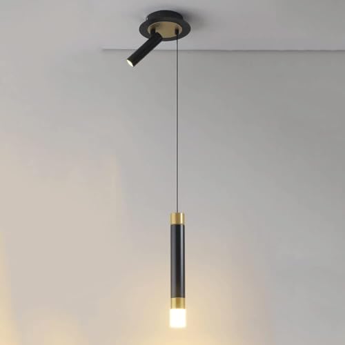 Lustre ligne décoration LED à suspension fine et hauteur variable