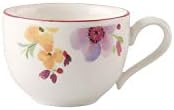 Villeroy & Boch Mariefleur Basic Coffee Cup, 350 ml, Height: 9 cm, Premium Porcelain, White/Multicoloured