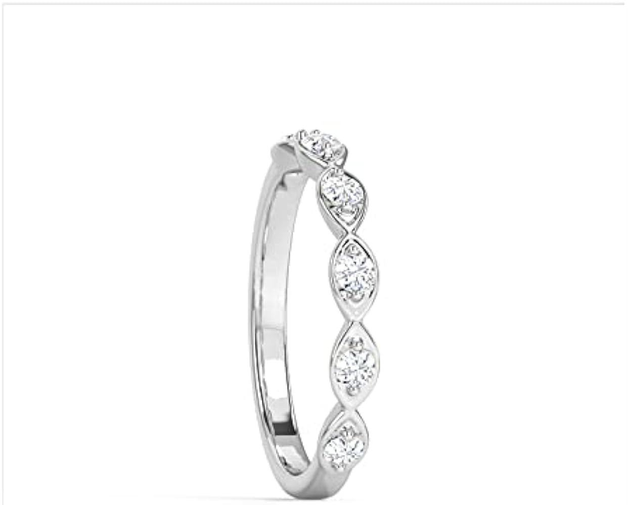 Amazon.com: Intershine 925 Sterling Silver 14K White Gold Finish