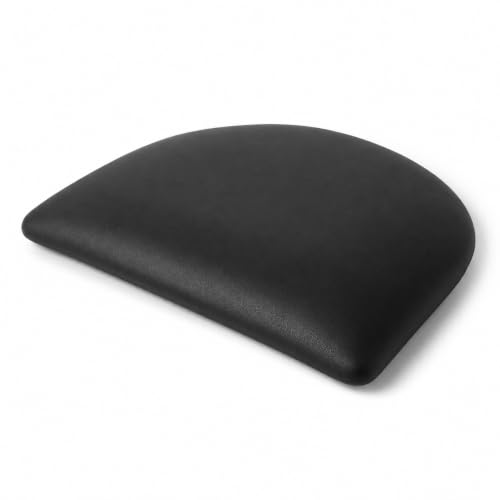 vinyl padded replacement seat for metal frame chairs and bar stools, black, 16 3/4 x 16 1/2 inch, 2 1/2 inch thick (black, vinyl, seat for metal frame seating)