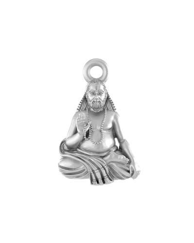 Pendentif Shri Raghvendra Swami argent pour votre méditation et yoga au quotidien