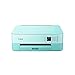 WiFi/WLAN günstig Kaufen-Canon PIXMA TS5353a GR Drucker Farbtintenstrahl Multifunktionsgerät DIN A4 (Scanner, Kopierer, OLED, 4.800 x 1.200 dpi, USB, WLAN, Duplexdruck, 2 Papierzuführungen), mint