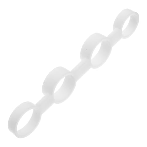 TOYANDONA Fingertrainer Kunststoff Gitarren Fingerdehner Extra Weiß Fingerspreizer Für Musikinstrumente Beweglichkeitstrainer Für Anfänger Übungswerkzeug Für Klavier Und Ukulele
