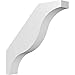 Ekena Millwork BRCP03X18X18FST 3"W x 18"D x 18"H Funston Architectural Grade PVC Knee Brace