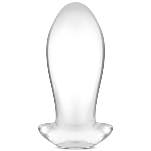 Aobrong Analplug Anal Dildo für Männer, 4 Größen Buttplug für Anfänger und Fortgeschrittene, Analkugeln Analspielzeuge Anal Spreizer, Masturbator Dildo Sex Spielzeug für die Frauen Paare (Klar M)