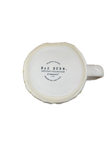 Taza de cerámica Rae Dunn Gigi con flores rosas miniatura 3