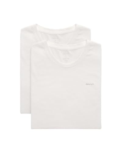 T-shirt à col C homme GANT lot de 2 blancs pour éviter l irritation