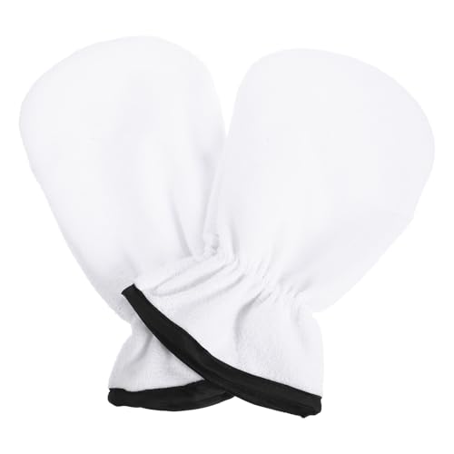 MUCKLILY Guanti Esfolianti Termici Per Trattamento Spa Mani Da Donna, in Poliestere e Flanella, Paraffina Per Cura Idratante e Mantenimento Calore, Adatti Per Uso Domestico e Saloni Di Bellezza