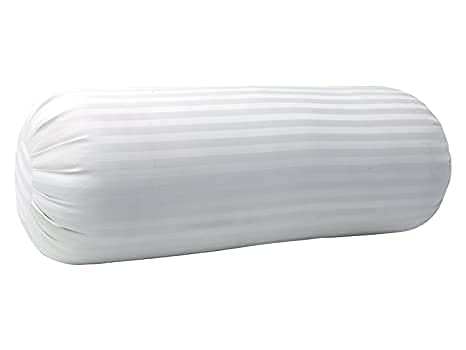 CITIKARTS Cotton Lite Weight Bolster Pillow for Deewan & Sofa - White, Hard, Round Soft Back Support (22'X8') - Pack of 1-image-23