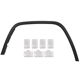 G-PLUS Front Left Driver Side Fender Trim, Compatible with Jeep Grand Cherokee 2011-2016, Black Plastic Wheel Opening Molding Trim 1pc Fender Flare ‎1MP39RXFAE, CH1290106