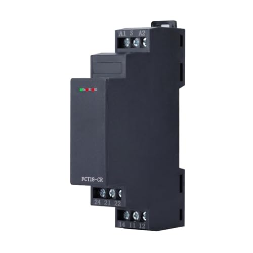 Relais temporisé bistable FCT18-CR commutateur rail DIN 1CO 24V