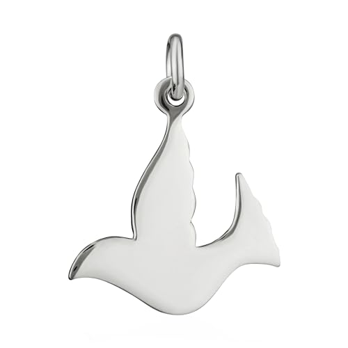 NKlaus Colgante de paloma de la paz Golubica Mira plata 925 paz esperanza Amullet 15301, Plata de ley