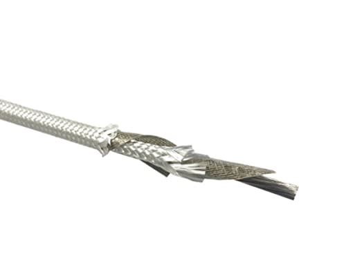 Cable de alta temperatura de Mica niquelada de níquel puro de 2 metros 20-9AWG resistente a altas temperaturas 500 ℃/600 ℃/1000 ℃ cable ignífugo(Nickel plated,9 AWG 6mm)