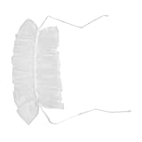 OUNONA Faux Ruffled Pleated Collar for Women Elegant Detachable Neckwear with High Neckline for Blouses and Skirts Versatile French-inspired Accessory for Transitional Weather