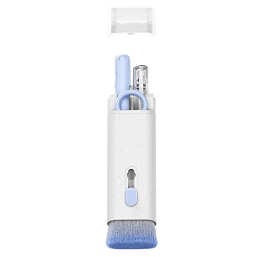 VVGAOGES Reinigungsbürste für Tastatur,7 in 1 Multifunction Earphones Cleaner, tragbares Reinigungsbürsten,für Mechanische, Tastatur Airpods 2 pro Earbuds, Laptop, Handy (Blau) Cover