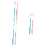 Brosse à dents portable : poils doux, respectueux dents. léger et portable, facile à transporter.