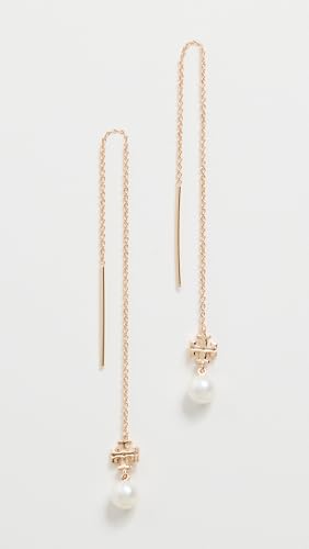 Tory Burch Women's Kira Pearl Threader Earrings2