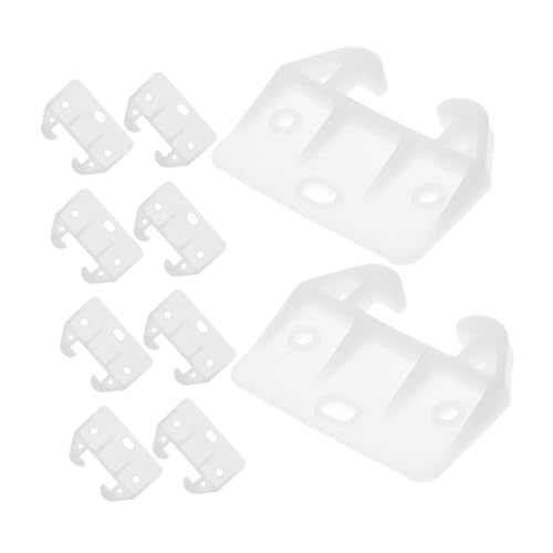 SHINEOFI 10 Piezas Guías de Cajón de Plástico de Muebles Estabilizadores de Accesorios Armarios Instalación Material Duradero y Resistente