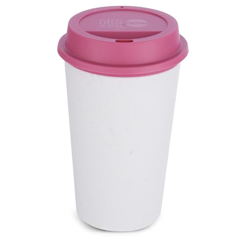 Circular & Co Reusable Now Coffee Cup - 12oz/340ml - Insulated, Sustainable & Recyclable - Coffee Travel Mug - Snap Fit Lid - Medium Drink - BPA Free - Dishwasher Safe