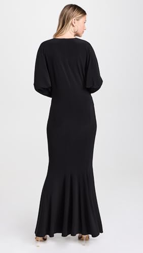 Norma Kamali Women's Dolman V Neck Fishtail Gown3