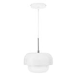 amazon pendelleuchte opalglas Hängelampe - Mit einem bestechenden Design. Die stilvolle weiße Farbe Yin wurde vom wunderschönen japanischen Farbuniversum und dem Yin-Zeichen beeinflusst, dem Symbol für Harmonie und Balance. Für die Verwendung in Innenräumen.
