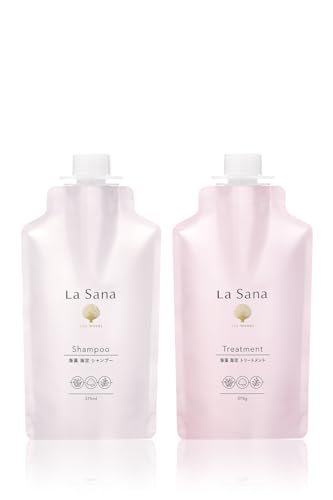 ラサーナ (La Sana) 海藻 海泥 シャンプー＆トリートメント ローズヒップの甘ずっぱいさわやかな香り (④（新）詰め替え用セット)のサムネイル