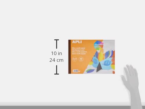 Miniatura 5 de APLI 17596  Bloc de papel surtido 12.6 x 9.4 in 45 hojas