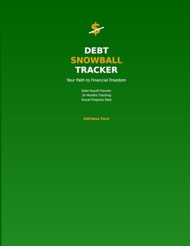 Debt Snowball Tracker: Debt Payoff Planner with Visual Progress Bars & Milestone Celebrations - Your Path to Financial Freedom: 24-Month Debt Elimination Workbook