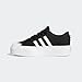 adidas Originals Women's Nizza Platform, Black/White/White, 8