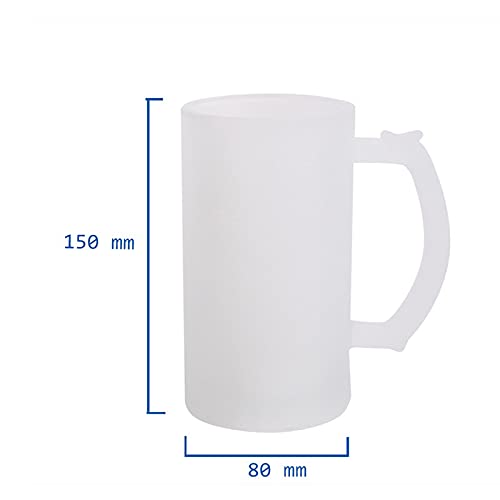 Caneca de Chopp Pai Cervejeiro Presente Criativo cor:Branco