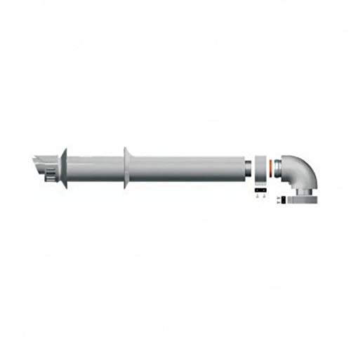 Kit évacuation horizontale avec coude 90° pour chaudière Ariston 3319163 - 2