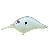 Bill Lewis Lures Lifelike MR-6 Mid-Range MDJ Series 6Ft. Floater Diver 1/2 OZ Crankbait Fishing Wobble Lure for Freshwater, Purple Smoke