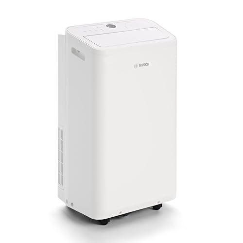 Bosch Cool 2000 Portable AC - 3 in 1: Air Conditioner Dehumidifier Fan - 2.6 kW Cap for Rooms up to 35 m - with Auto Mode Silent Mode & Sleep Mode (46 db(A)) [Class A]