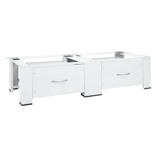 Wasophoogte Wasmachine Verhoger Met Uittrekbaar Plateau - 42 Cm Hoog - 65*60,5 (l*b Wasophoogte Wasmachine Verhoger Met Uittrekbaar Plateau - 42 Cm Hoog - 65*60,5 (l*b