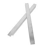 VICASKY 2 Stück Edelstahl Trennstangen für Gastronomiebereich Vielseitige Stützstangen für Speisebehälter 25cm Lange Metallstreifen für Gewerbliche Küchen