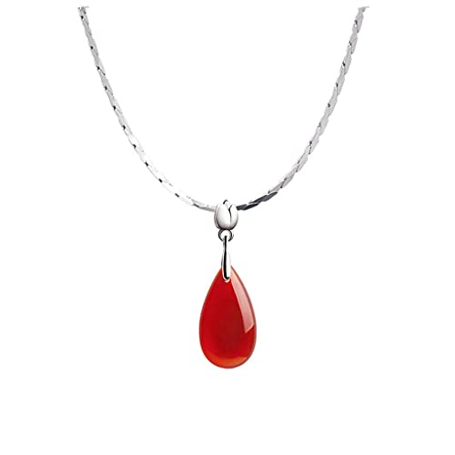 Colliers élégants pour femmes en agate rouge, le cadeau de fête idéal