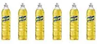 Kit com 6 Detergentes Minuano Líquido Neutro Amarelo 500ml