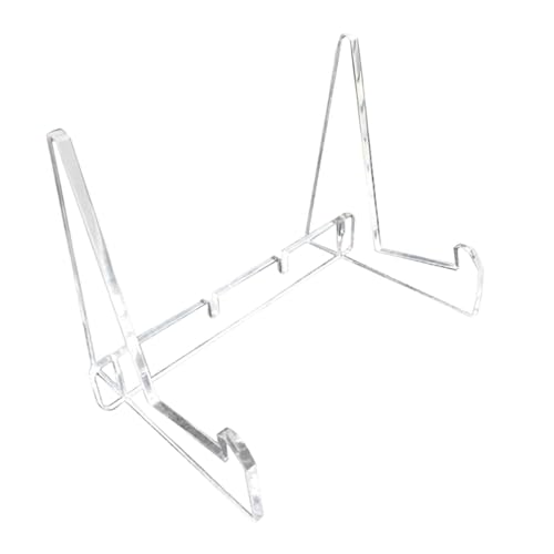 osiuujkw Justerbar hållare för akrylbokstativ, snyggt bokställ för kontor hemma, har en enkel men ändå modern design