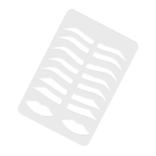 Cabilock Tablero Acrílico para Dibujar Cejas 1 Unidad Molde para Practicar Cejas Plantillas Profesionales para Maquillaje Expertos y Principiantes Uso Salón y Entrenamiento